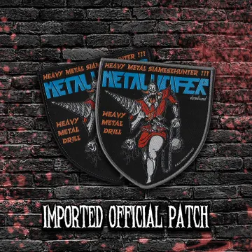 Metalucifer - "Heavy Metal Drill" Official Patch