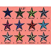Nautical Star embroidered patch (1.5") (ep140)