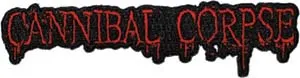 Cannibal Corpse- Die Cut Logo embroidered patch (ep284)