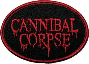 Cannibal Corpse- Oval Logo embroidered patch (ep287)