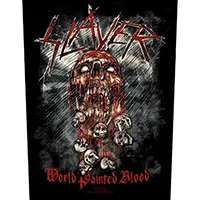 Slayer- World Painted Blood Sewn Edge Back Patch (bp152)