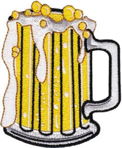 Mug Of Beer embroidered patch (ep315)