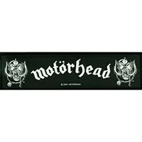 Motorhead- Logo & Snaggletooths Woven Superstrip Patch (ep557)