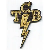 TCB embroidered patch