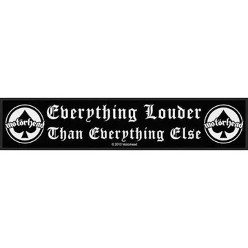 Motorhead- Everything Louder Than Everything Else Superstrip Patch (ep428)