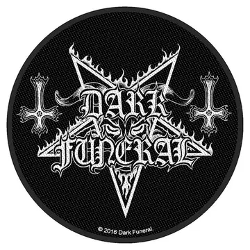 Dark Funeral- Pentagram woven patch (ep464)