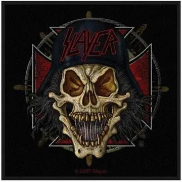 Slayer- Wehrmacht Skull woven patch (ep488)