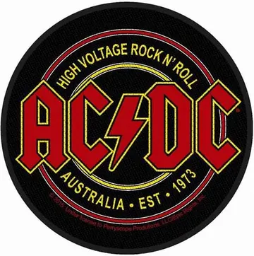 AC/DC- High Voltage Rock N Roll Woven patch (ep497)