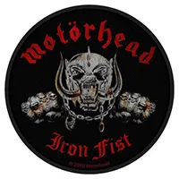 Motorhead- Iron Fist (Snaggletooth) Woven Patch (ep530)