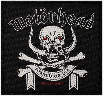 Motorhead- March Or Die Woven Patch (ep536)