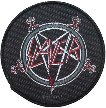 Slayer- Pentagram woven patch (ep570)