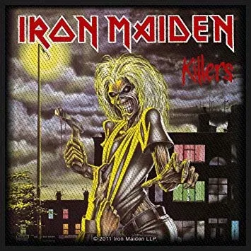 Iron Maiden- Killers Woven Patch (ep654)