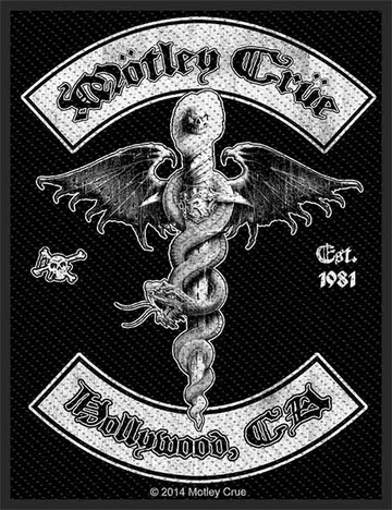 Motley Crue- Dr Feelgood Crest Woven Patch (ep763) (Import)
