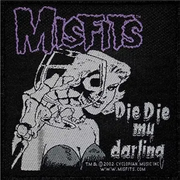 Misfits- Die Die My Darling Woven Patch (ep772)