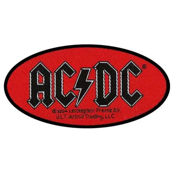 AC/DC- Oval Logo Woven patch (ep825)
