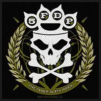 Five Finger Death Punch- Knuckle Crown Woven Patch (ep680)