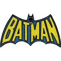 DC Comics- Batman Logo embroidered patch (ep185)