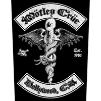 Motley Crue- Hollywood Sewn Edge Back Patch (bp134)