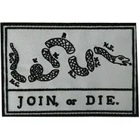 Join Or Die embroidered patch (ep538)