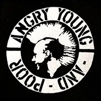 Angry Young And Poor cloth patch