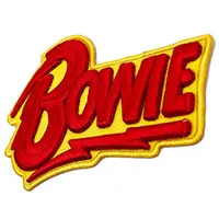 David Bowie- 3D Lightning Logo embroidered patch (ep650)