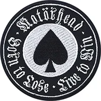 Motorhead- Born To Lose Live To Win embroidered patch (ep991)