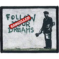 Banksy- Cancelled Dreams embroidered patch (ep1028)