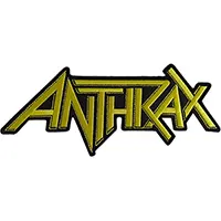 Anthrax- Logo embroidered back patch