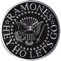Ramones- Hey Ho Let's Go Seal embroidered back patch