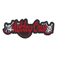 Motley Crue- Logo & Skulls Embroidered Patch (ep798)