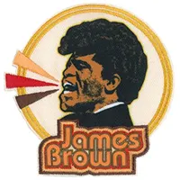 James Brown- Singing Embroidered patch (ep485)