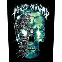 Avenged Sevenfold- Terminator Skull Sewn Edge Back Patch (bp16)