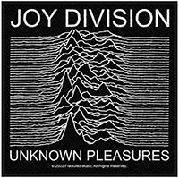 Joy Division- Unknown Pleasures Woven Patch (ep829)