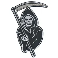 Grim Reaper embroidered patch (ep1160)