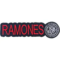 Ramones- Red Logo & Seal embroidered patch (ep1169)