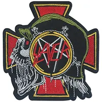 Slayer- Skull & Cross embroidered patch (ep1201)
