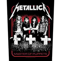 Metallica- Master Of Puppets Band Pic Sewn Edge Back Patch (band) (bp228)