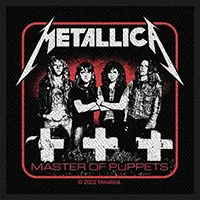 Metallica- Master Of Puppets Band Pic Woven Patch (ep1257)