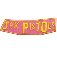 Sex Pistols- Logo (Pink & Yellow) embroidered patch (ep1271)