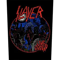 Slayer- Live Undead Sewn Edge Back Patch (bp263)