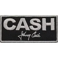 Johnny Cash- Cash & Signature embroidered patch (ep1276)
