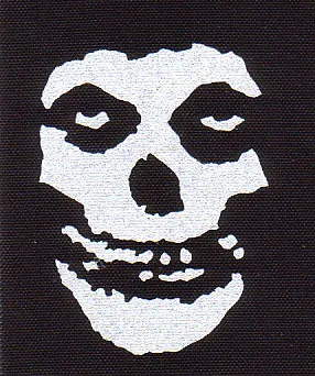 Misfits- Skull cloth patch (cp005)