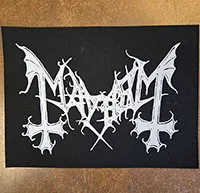 Mayhem- Logo cloth patch (cp017)