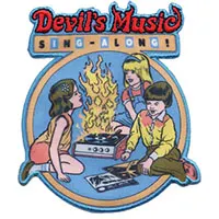 Devil's Music embroidered patch (ep1329)