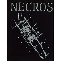 Necros- Skeleton cloth patch (cp416)