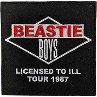 Beastie Boys- Licenced To Ill Tour 1987 embroidered patch (ep1352)