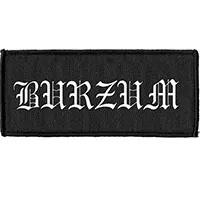 Burzum- Logo Woven Patch (ep1368)