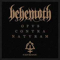 Behemoth- Opvs Contra Natvram woven patch (ep1430)