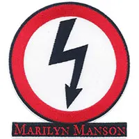 Marilyn Manson- Arrow embroidered patch (ep1444)