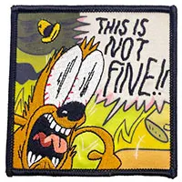 This Is Not Fine embroidered patch (ep1446)